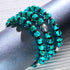 Astra verte | Argent sterling 925 | Bracelet en verre solaire